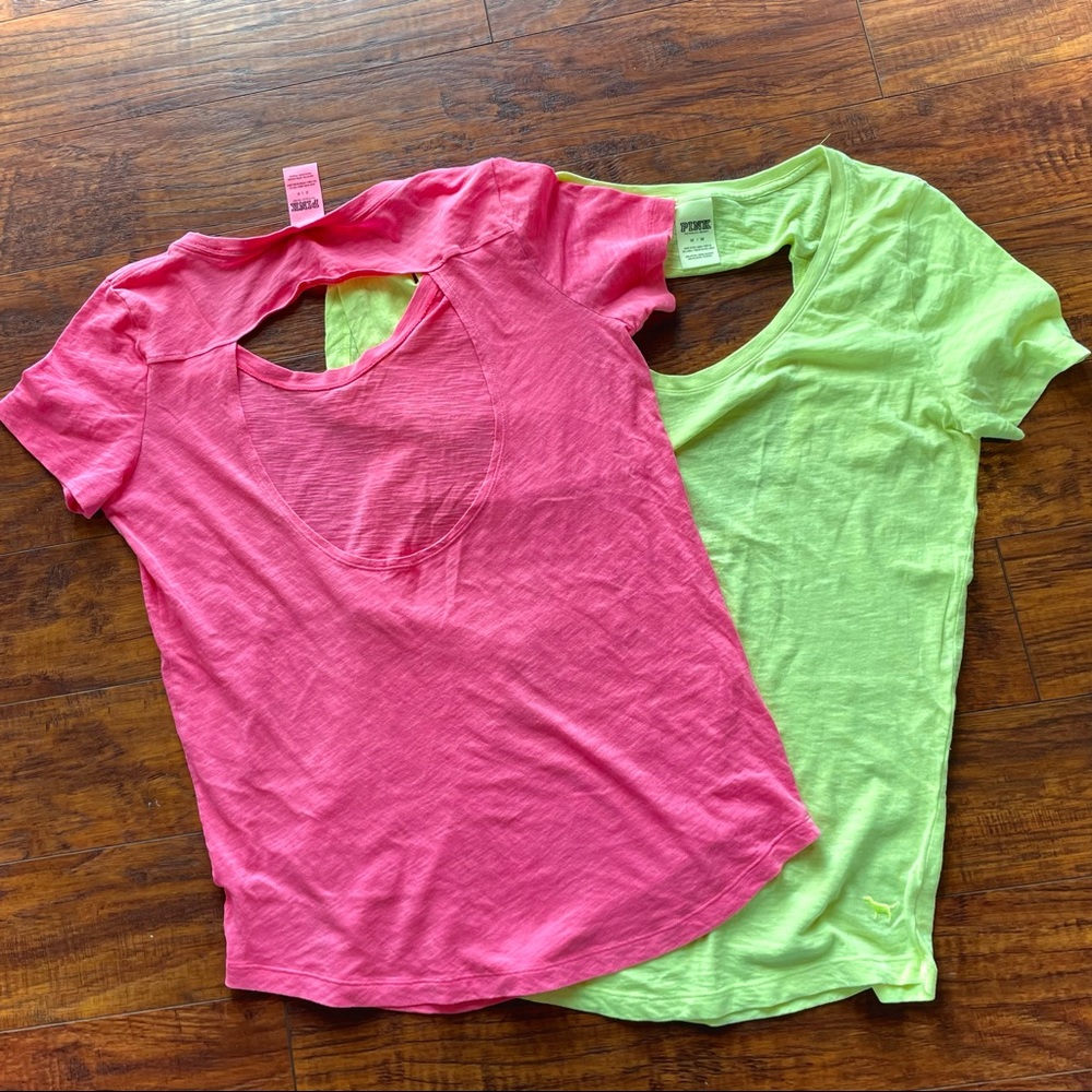 PINK “cut out” T-Shirt.